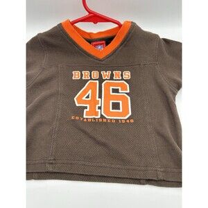 NFL Cleveland Browns Baby Jersey Creeper 24M Vintage -F-43
